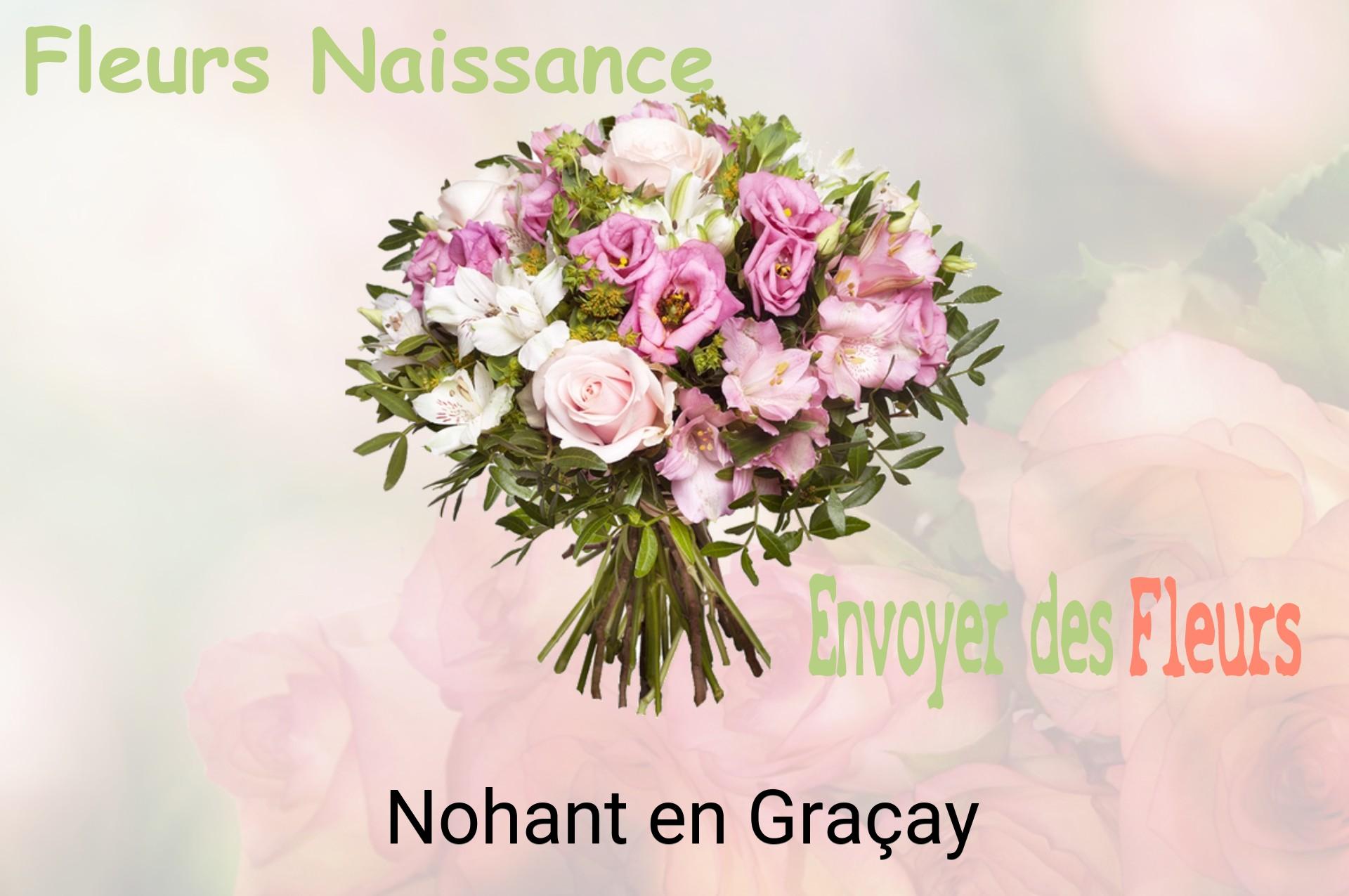 Bouquet de fleurs de naissance livré à Nohant-en-Graçay